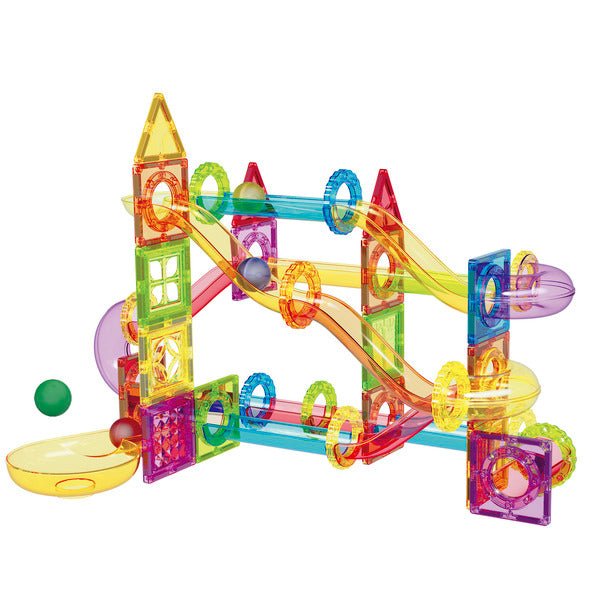 Magnetic marble run 62 Pcs - Zig Zag Toys - The Toy Store
