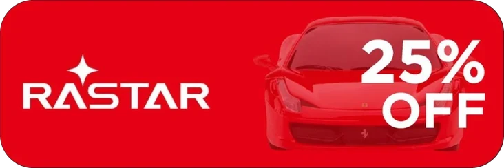 Rastar 25% off