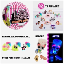L.O.L Surprise Lights Pet With Real Hair
