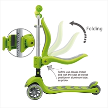2 In 1 Foldable Kick Scooter - Assorted