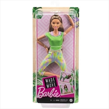 Barbie Made To Move Yoga Doll - Brunette Hair