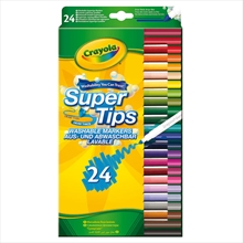 24 Supertips Washable Markers