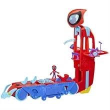 Spidey and His Amazing Friends Spider Crawl-R Deluxe Headquarters Playset