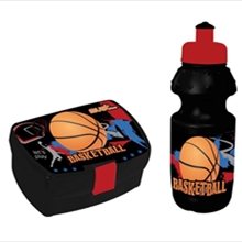 Basketball lunch box and water bottle Set