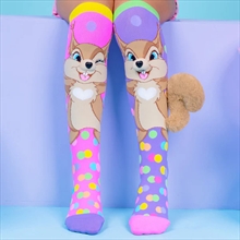 Squirrel Socks Kids & Adults Age 6y+