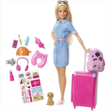 Barbie Travel Doll Set