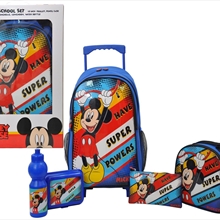 Mickey Mouse 5 In 1 Trolley Backpack 18