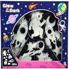 Glow In The Dark Space Mega Set Fluorescent Stickers
