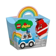 Duplo Fire Helicopter & Police Car