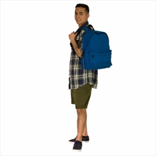 Backpack Must Monochrome 4 Cases, 42cm - Dark Blue