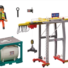 City Action - Cargo Crane With Container