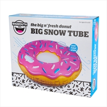 Frosted Donut Snow Tube