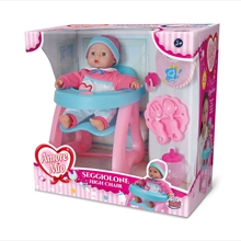 Baby Doll With High Chair