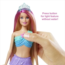 Mermaid Barbie Doll With Water-Activated Twinkle & Light-Up Tail