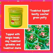 Slime Party TOADSTOOL SQUASH Sensory Putty
