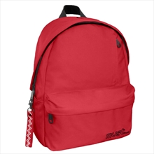 Backpack Must Monochrome 4 Cases, 42cm - Red