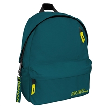 Backpack Must Monochrome Plus 4 Cases, 42cm - Green