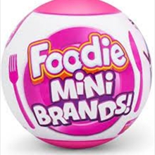5 Surprise Mini Brands Foodie Edition Series 1 - Mystery Pack
