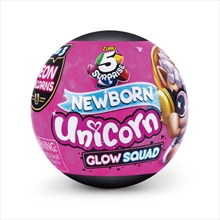 5 Surprise Newborn Unicorn Glow Squad Series 6 - Mystery Pack