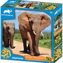 ELEPHANTS 3D JIGSAW 150PC