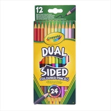 12 Dual Sided Coloured Pencils