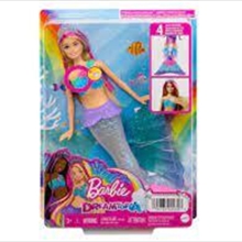 Mermaid Barbie Doll With Water-Activated Twinkle & Light-Up Tail