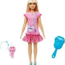 My 1St Barbie-Blonde W Kitten