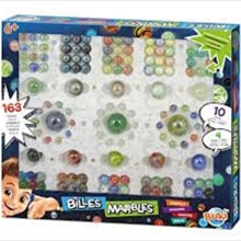 BOX OF 163 MARBLES