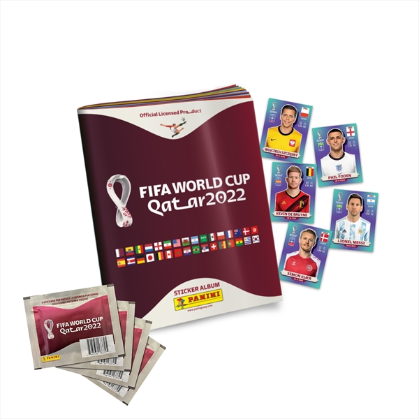 FIFA World Qatar Cup 2022 Album With 4 Mystery Packs