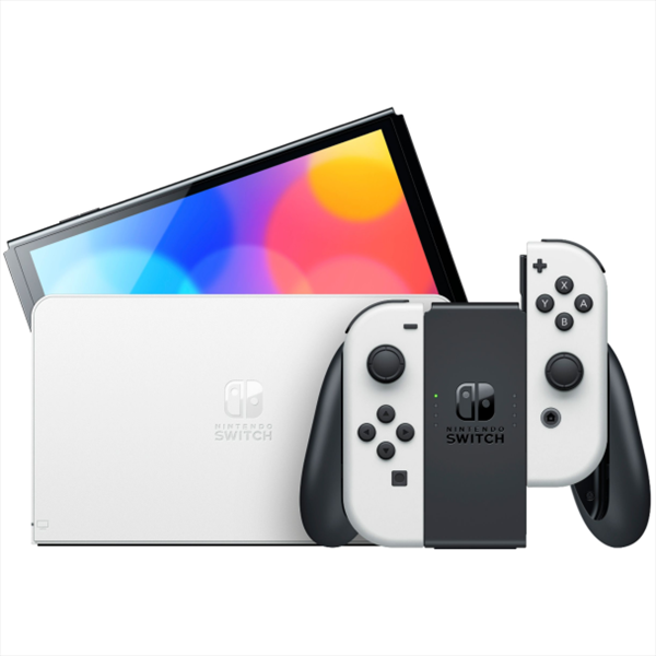 Nintendo Switch - OLED Model White Joy-Con