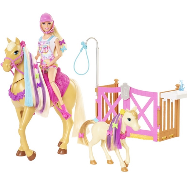 Barbie Groom 'n Care Doll, Horses Playset