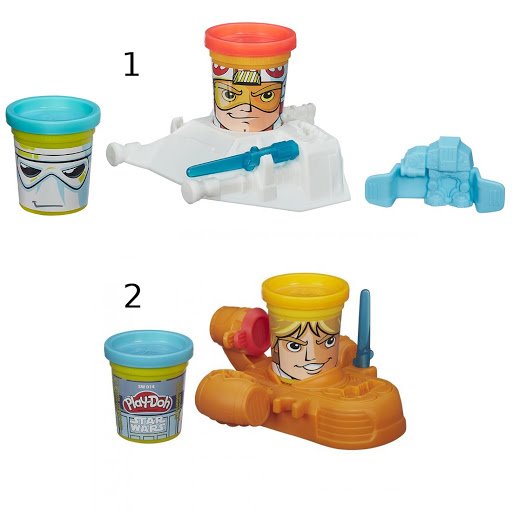 Play Doh Star Wars Can Head - Assorted