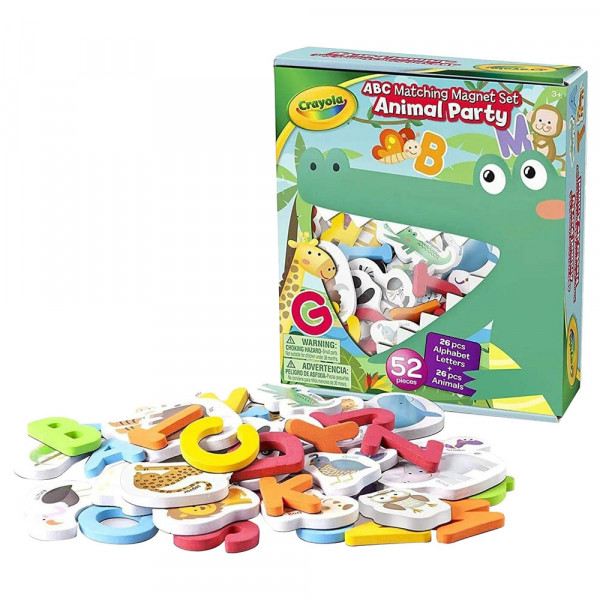 ABC Matching Magnet Set - Animal Party