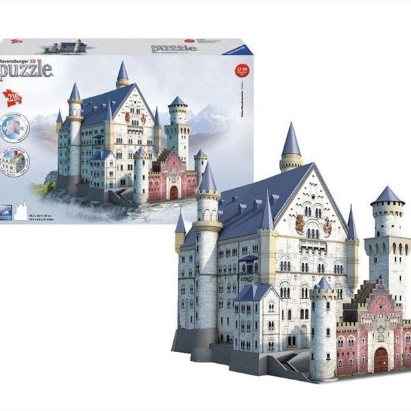 3D Neuschwanstein Castle, 216 Pieces