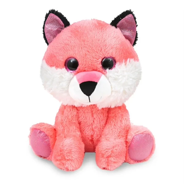 Seated Animal with Glitter Eyes 44cm - Assorted