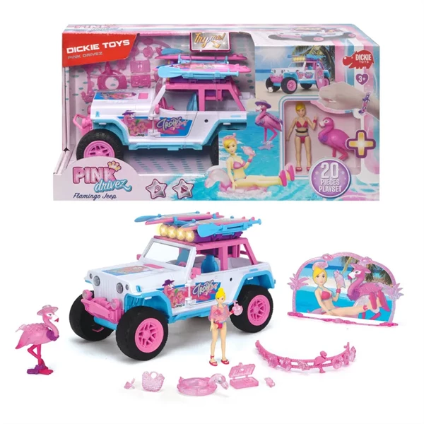 Pink Drivez Flamingo Jeep