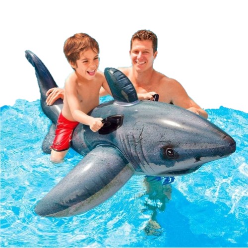 Inflatable Great White Shark Float 1.73m x 1.07m