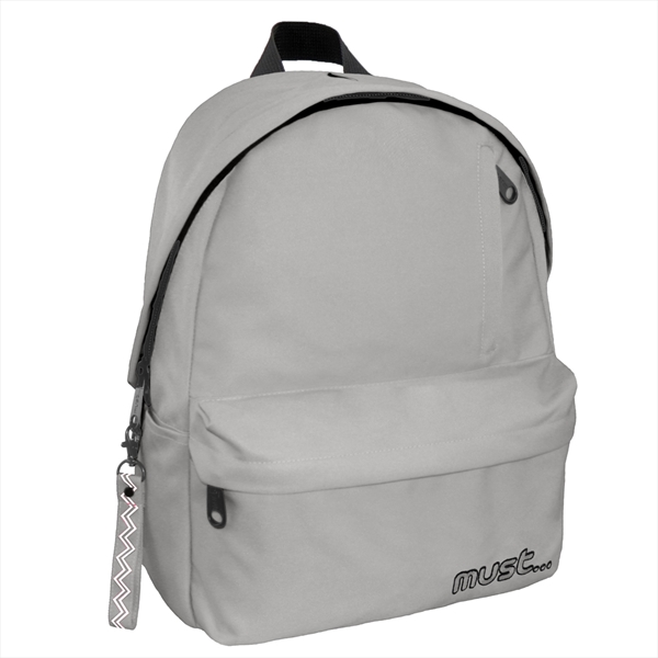 Backpack Must Monochrome 4 Cases, 42cm - Grey