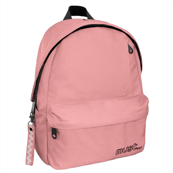 Backpack Must Monochrome 4 Cases, 42cm - Pink