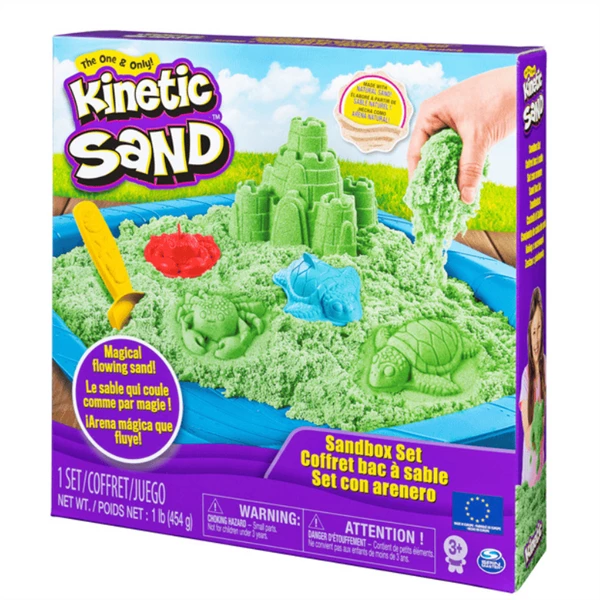 Kinetic Sand - Box Chateau And Its Tray - Magic Sand To Model