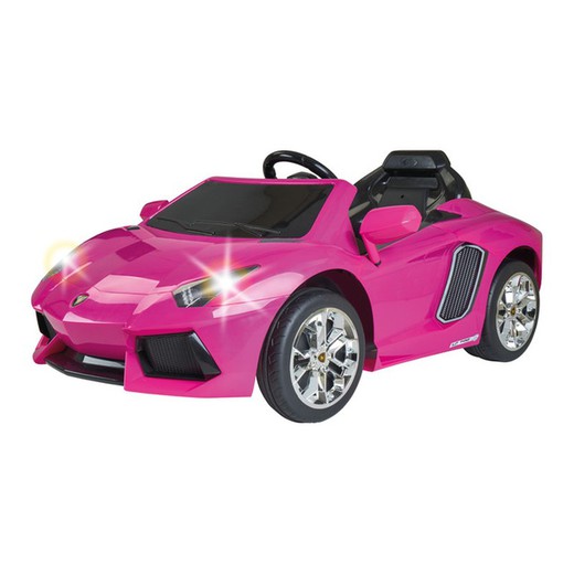 Lamborghini Aventador Pink With R/C - 6V