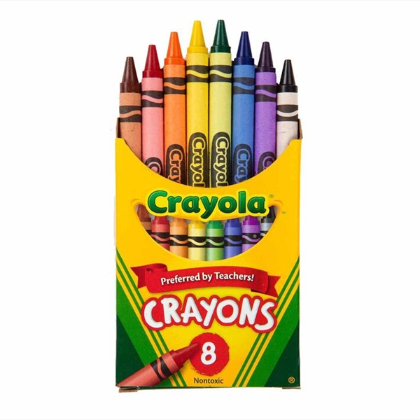 8 Wax Crayons