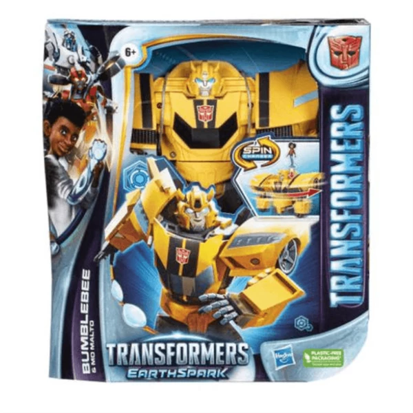 Transformers: Earthspark Spin Change Bumblebee Figure