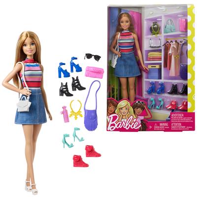 Barbie Blonde Doll And Accessories