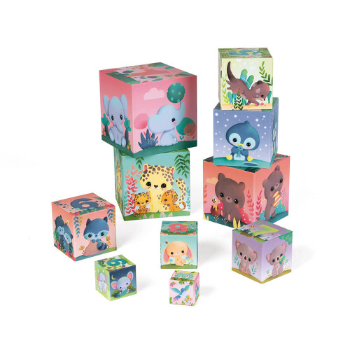 Square Stacking Pyramid Ultra Cute Animals