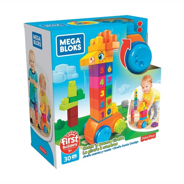 Mega Bloks - First Builders Count & Bounce Giraffe