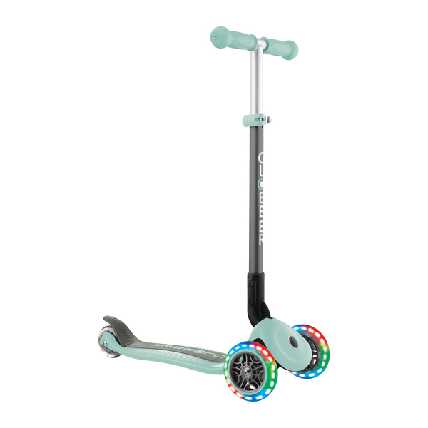 Primo Foldable 3 Wheel Scooter Light Up - Mint Pastel