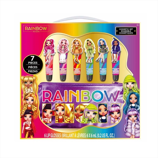 Rainbow High Lip Gloss Cosmetic Set