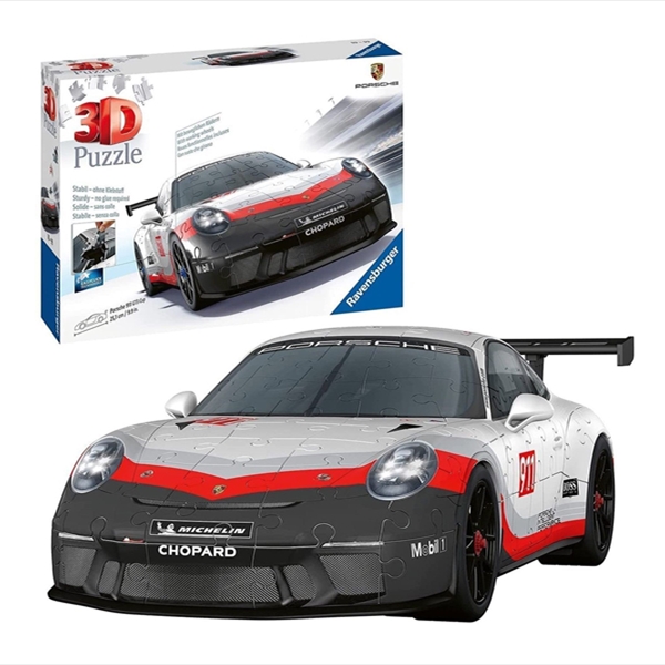 3D Porsche GT3 Cup, 108 Pieces