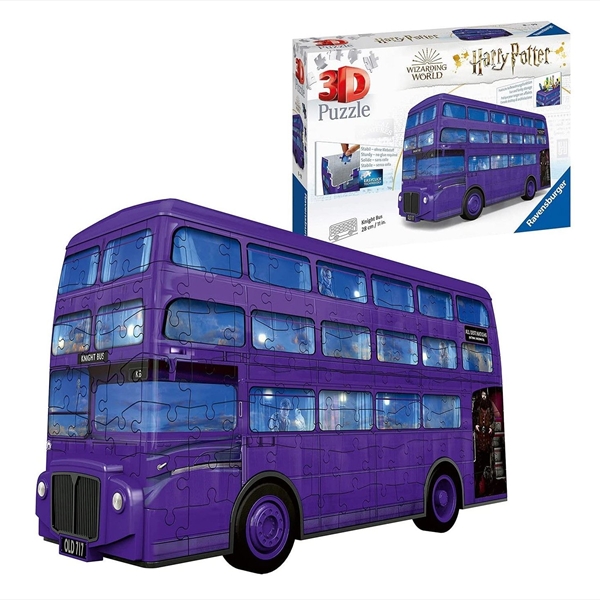 3D Harry Potter Knight Bus, 216 Pieces